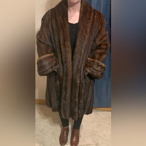 Bloomingdale's Brown Fur Coat